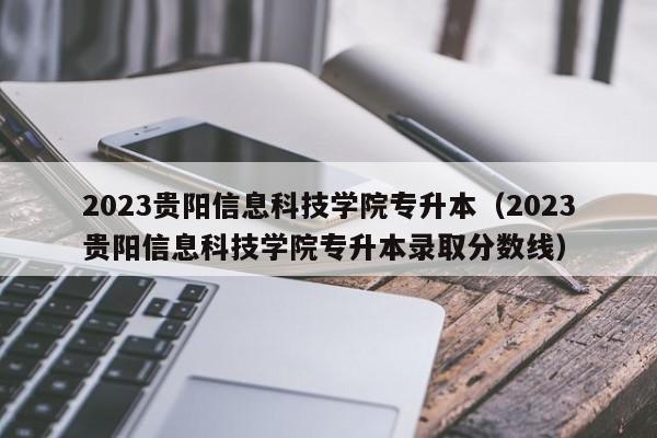 2023贵阳信息科技学院专升本（2023贵阳信息科技学院专升本录取分数线）