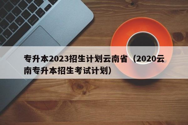 专升本2023招生计划云南省（2020云南专升本招生考试计划）