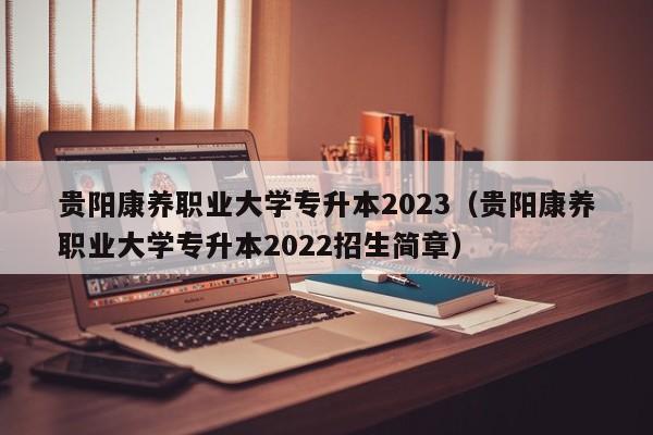 贵阳康养职业大学专升本2023（贵阳康养职业大学专升本2022招生简章）