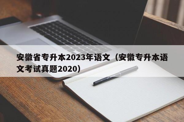 安徽省专升本2023年语文（安徽专升本语文考试真题2020）