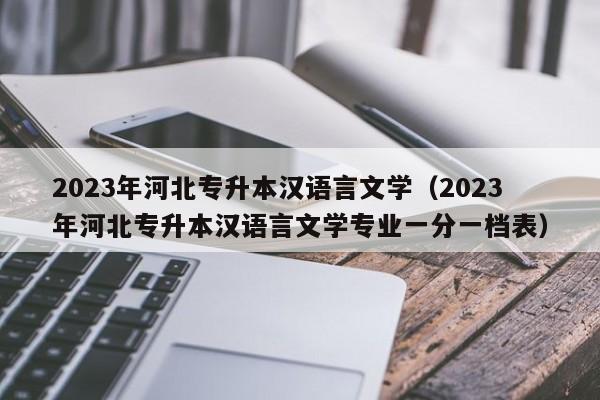 2023年河北专升本汉语言文学（2023年河北专升本汉语言文学专业一分一档表）