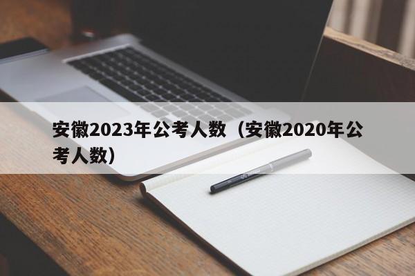 安徽2023年公考人数（安徽2020年公考人数）