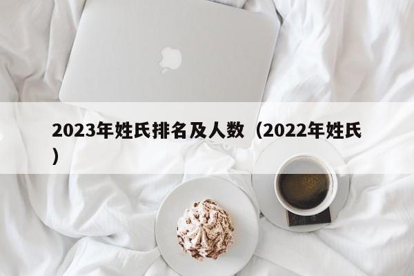 2023年姓氏排名及人数（2022年姓氏）