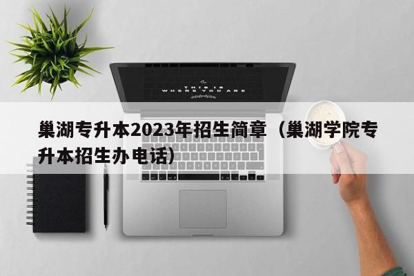 巢湖专升本2023年招生简章（巢湖学院专升本招生办电话）