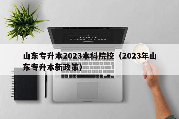 山东专升本2023本科院校（2023年山东专升本新政策）