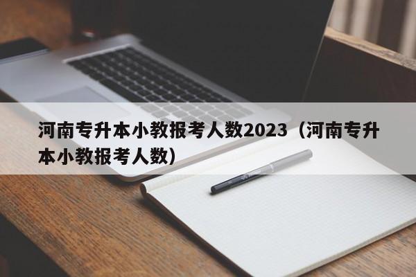 河南专升本小教报考人数2023（河南专升本小教报考人数）