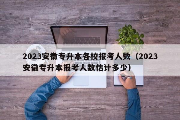 2023安徽专升本各校报考人数（2023安徽专升本报考人数估计多少）