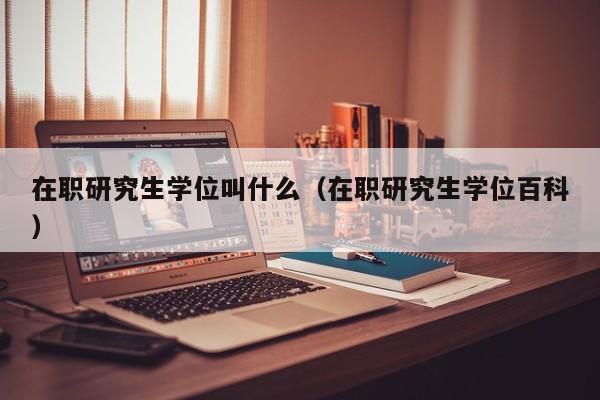 在职研究生学位叫什么（在职研究生学位百科）